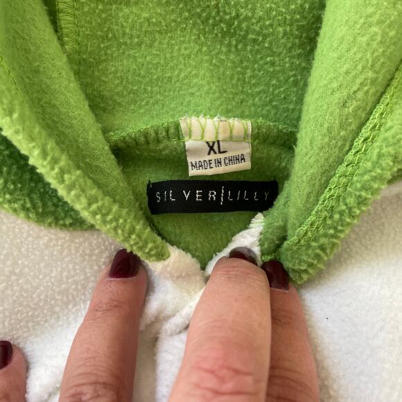 Silver Lilly Frog "Prince Naveen" Inspired Jumpsuit Costume Size XL - Picture 7 of 12